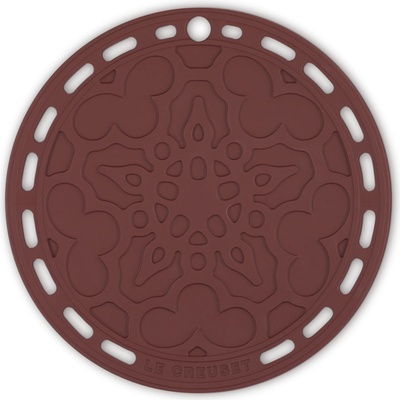Le Creuset Подложка за горещи съдове Le Creuset с шарка 20 см бургундско-червена (42401209490000)
