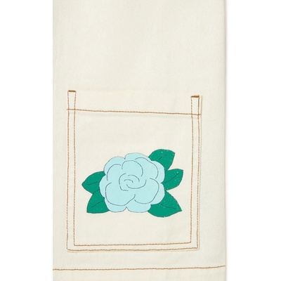 Tinycottons Детска памучна рокля Tinycottons BLUE FLOWER PRINT DRESS (SS26.345)