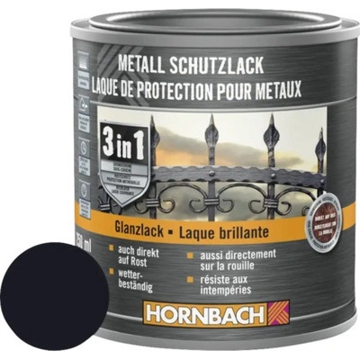 Hornbach na kov 3v1 čierna, lesklá 250ml