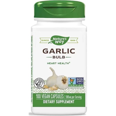 Nature's Way Garlic Bulb, 580 mg, 100 капсули, Nature's Way (13000)