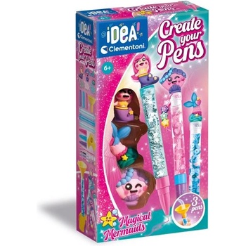 Clementoni IDEA - Създай си оригинална писалка Magical Mermaids