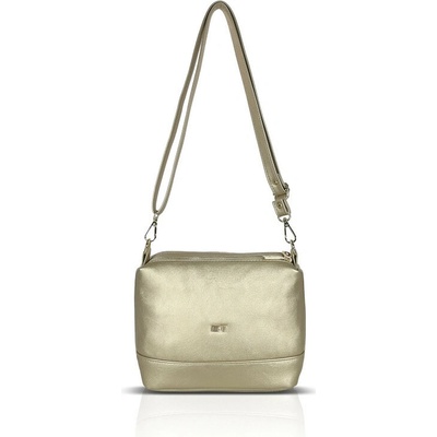 Zellia Malá zlatá dámska kabelka Zvn24011 crossbody 22 x 18 x 9 cm