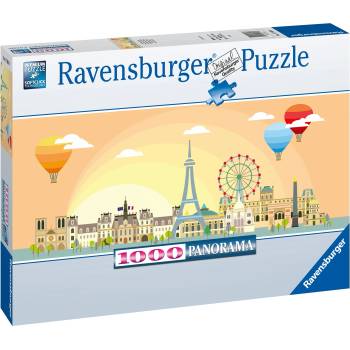 Image 1 of Ravensburger Пъзел Ravensburger от 1000 части - Един ден в Париж (17393)