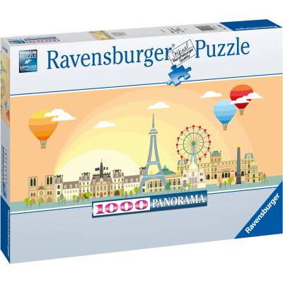 Ravensburger Пъзел Ravensburger от 1000 части - Един ден в Париж (17393)