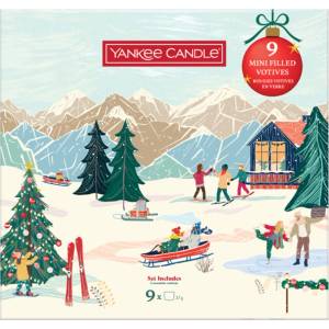 Yankee Candle Après Ski Collection 9 Filled Votive Book Xmas Gift Set 2025