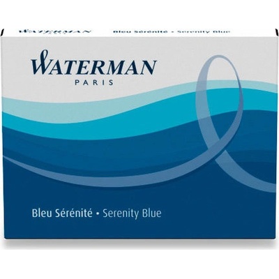 Waterman Inkoustové bombičky standardní 8 ks omyvatelné tmavě modré 1507/7520020 8 ks