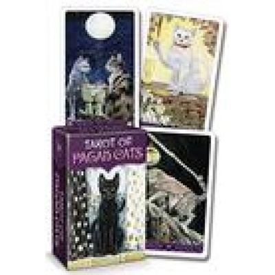 Llewellyn Publications Tarot of Pagan Cats Mini Deck | Magdelina Messina, Lola Airaghi, Lo Scarabeo