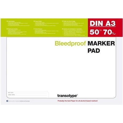 COPIC Marker Pad blok A4 50 listov 70gr