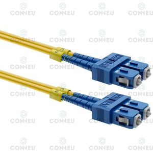 Conneu Оптична пач корда SC-UPC-SC-UPC сингъл мод OS2, дуплекс, 2 мм кабел, 10 метра (CNFJ-SCSCOS2DYE2mm-10)