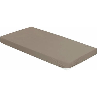 Bierbaum Jersey prostěradlo šedobéžové 90x200
