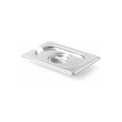 Veko pre nádoby GN s výrezom pre naberačku, HENDI, Kitchen Line, GN 1/9, 176x108mm 806975H