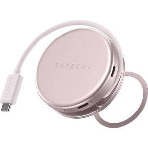 Satechi OntheGo 5-in-1 Multiport Adapter, Blush (ST-POTG5P)