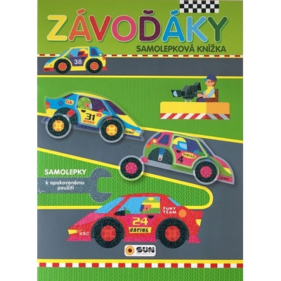 Závoďáky - samolepková knížka k opakovanému použití