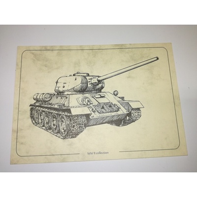 Pohľadnica tanku T-34/85