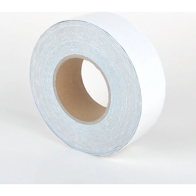 Odolná, ohebná podlahová páska s hladkým povrchem WT-5846 – PU, bílá, 50 mm × 25 m