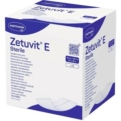 Zetuvit E sterilný nasiakavý kompres (10 x 20 cm ) 25 ks