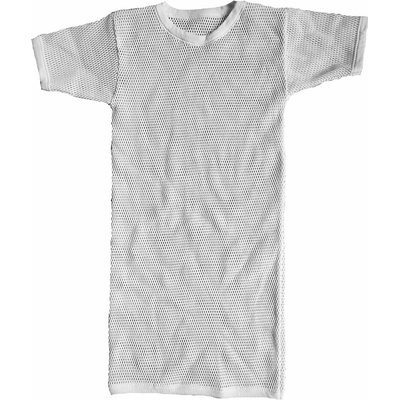 Síťované ITALSKÉ s krátkým rukávem BÍLÉ