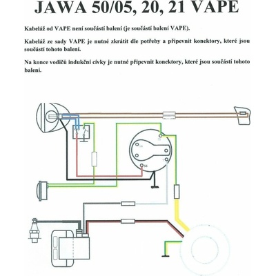 CZ Elektroinstalace (VAPE 20W) - JAWA 50 05,20-21