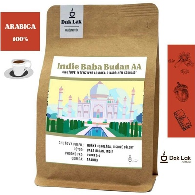 Dak Lak Vietnamská káva Indie Baba Budan AA 1 kg