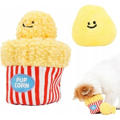 Play pískací a šustící čichací popcorn 14 cm