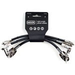 Dunlop MXR MXR 3Pack 15 cm Ъглов - Ъглов Пач кабел (3PDCP06)