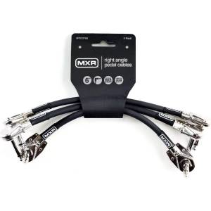 Dunlop MXR MXR 3Pack 15 cm Ъглов - Ъглов Пач кабел (3PDCP06)