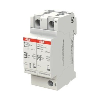 ABB Катоден отводител тип 2 OVR 20kA 275V 1P+N - 2CTB803972R1200 (2CTB803972R1200)