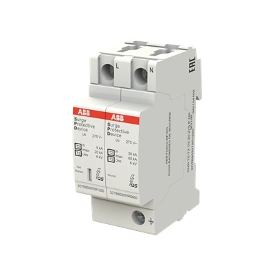 ABB Катоден отводител тип 2 OVR 20kA 275V 1P+N - 2CTB803972R1200 (2CTB803972R1200)
