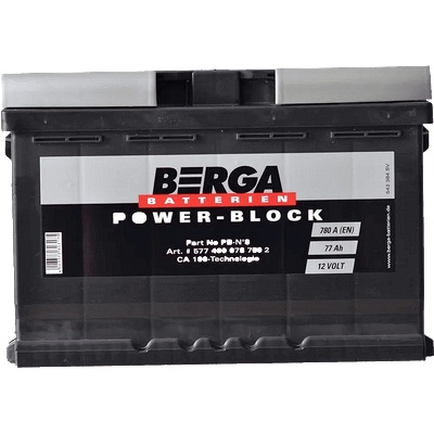 BERGA Power Block 77Ah 780A right+ (AKB0071)
