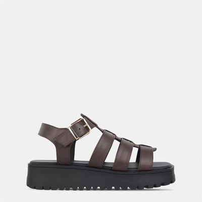 Jack Wills Дамски сандали Jack Wills Gladiator Sandals Womens - Taupe