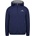 AQUASCUTUM Men's Reversible Check Hooded Long Sleeve Rain Anorak - BLUE