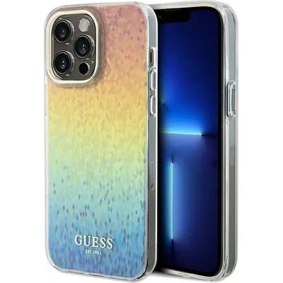 GUESS Кейс Guess IML Faceted Mirror Disco Iridescent за iPhone 13 Pro / 13, многоцветен (GUE003400-0)