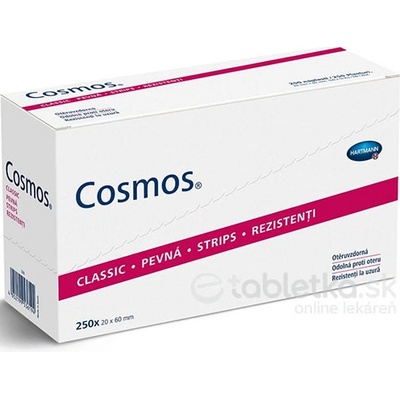 Cosmos Pevná Strips náplasti na rany 20 x 60 mm 50 x 5 ks