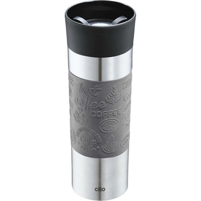Cilio Viaggio Termohrnek 500 ml šedá