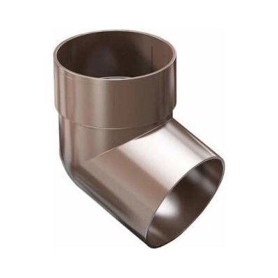 Gutta Aqua Výtokové koleno PVC 90 mm / 67,5° tmavě hnědé