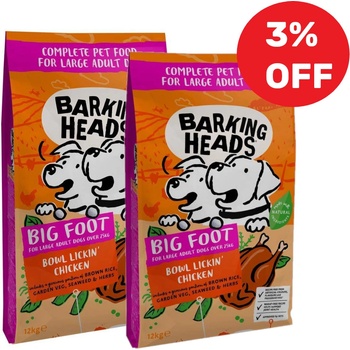 Barking Heads Bowl Lickin’ Chicken Large Breed 2 x 12 kg