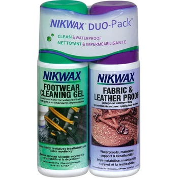 NikWax Препарат за почистване и импрегнация Nikwax Duo Pack за кожа и текстил (0178-VS)