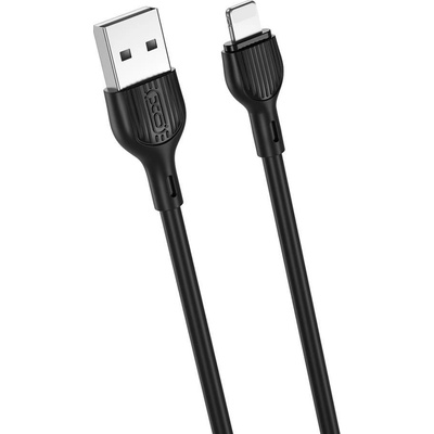 XO NB200 USB - Lightning, 2,1A, 2m, černý
