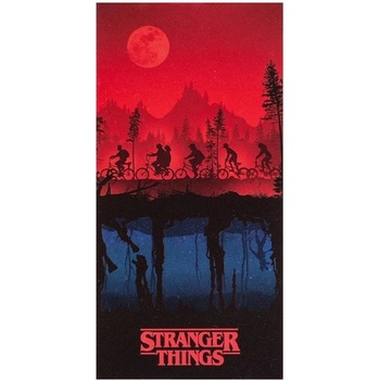 Carbotex detská osuška 70 x 140 cm Stranger Things