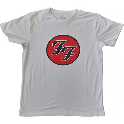 Foo Fighters tričko FF Logo biele