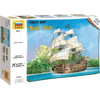 Zvezda Pirate Ship Black Swan 1:350