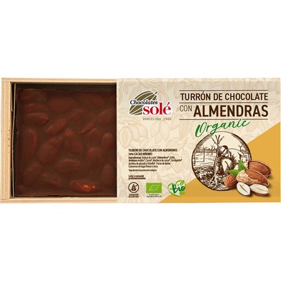 SOLÉ Bio nugát s mandlemi vegan 200 g