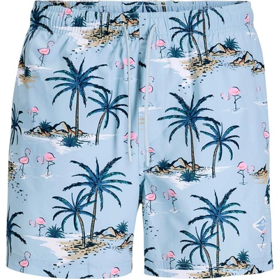 JACK & JONES Плувни шорти jpstmaui vibes novelty aop swim sn
