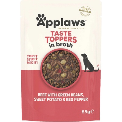 Applaws Taste Toppers Beef with Green Beans, Sweet Potato & Red Pepper in Broth 85 g