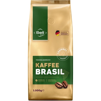 Seli Kaffee Brasil zrnková 1 kg