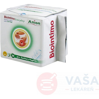 BioIntimo Anionové hygienické vložky intímky 20 ks