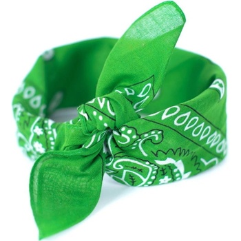šátek do vlasů pin-up svítivě zelený