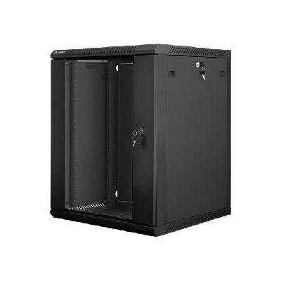 Lanberg rack cabinet 19 wall-mount 15U (WF01-6615-10B)
