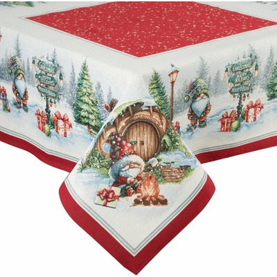 Eurofirany vianočný gobelínový obrus XMAS 100X100cm