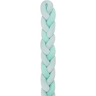 Kikkaboo Плетен плюшен обиколник 180см 3 плитки (12см) Mint (41109050140)